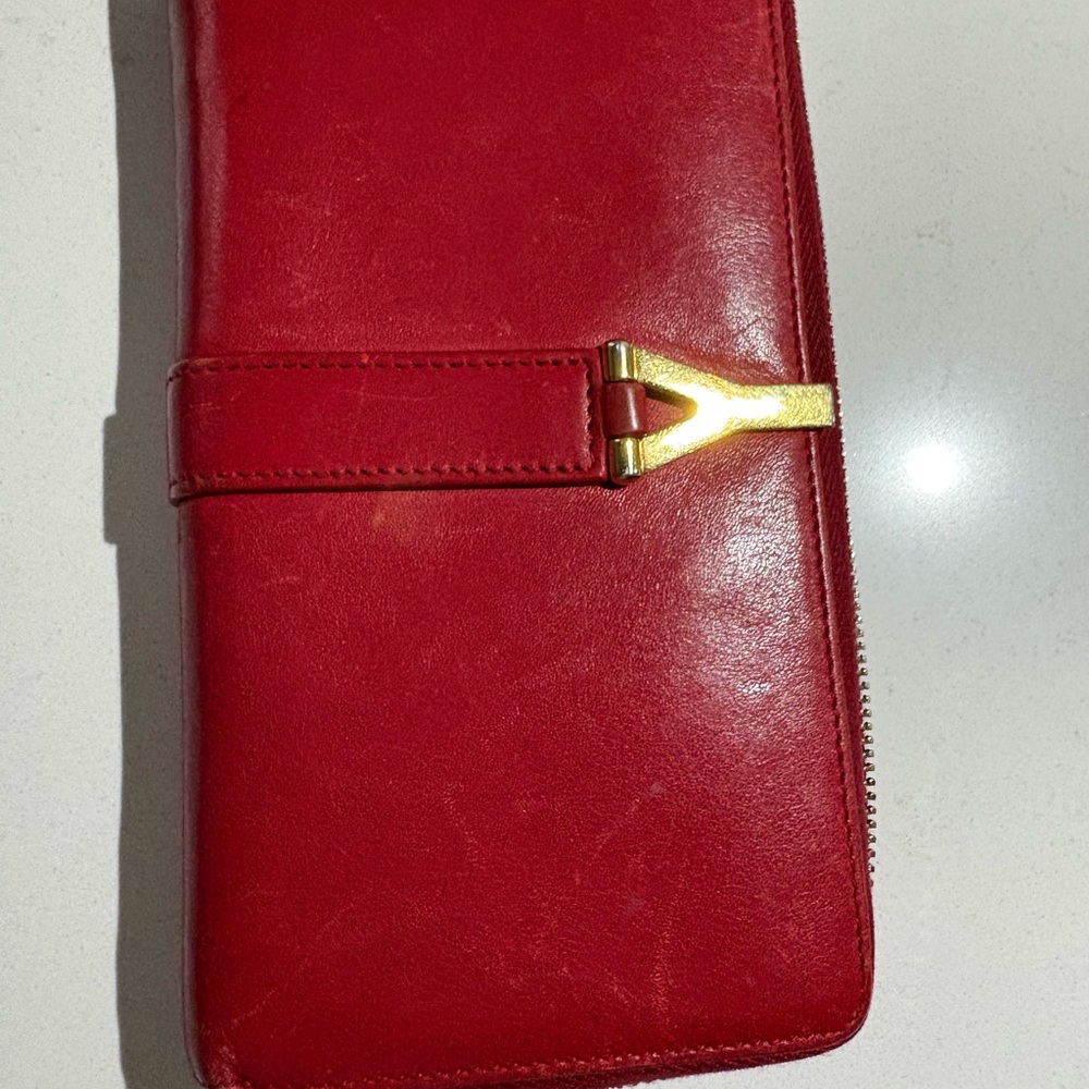 YSL SAINT LAURENT wallet rojo - Picture 3 of 12
